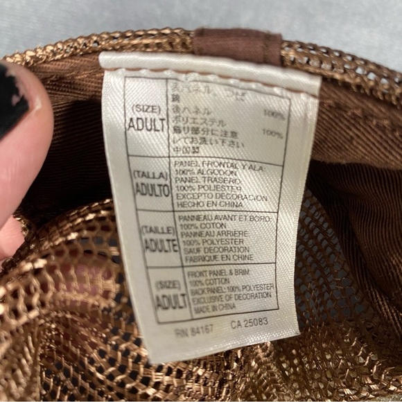 Walt Disney World Grumpy Brown Mesh Trucker Hat Cap Snapback Adult OS Snow White - Picture 8 of 8